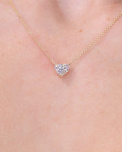 0.99ct D-VVS2 Heart Lab Diamond Pendant Necklaces Princess Bride Diamonds