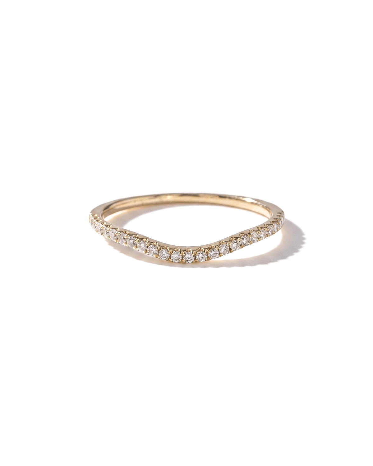 1.6mm Soft Curve Pavé Band