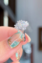 1.03ct D-VS1 Oval Lab Diamond Sunnie Engagement Rings Princess Bride Diamonds