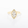 1.09ct E-VS1 Marquise Lab Diamond Ava Engagement Rings Princess Bride Diamonds 