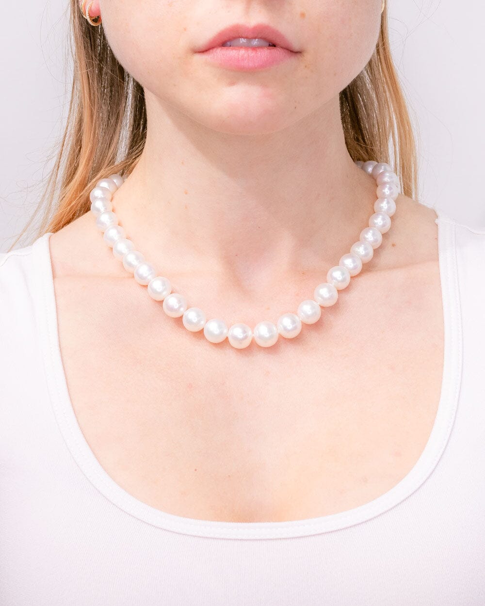 11mm Pink Cream Pearl Necklace Necklaces Princess Bride Diamonds