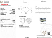 1.20ct D-VS1 Heart Lab Diamond Nova Engagement Rings Princess Bride Diamonds