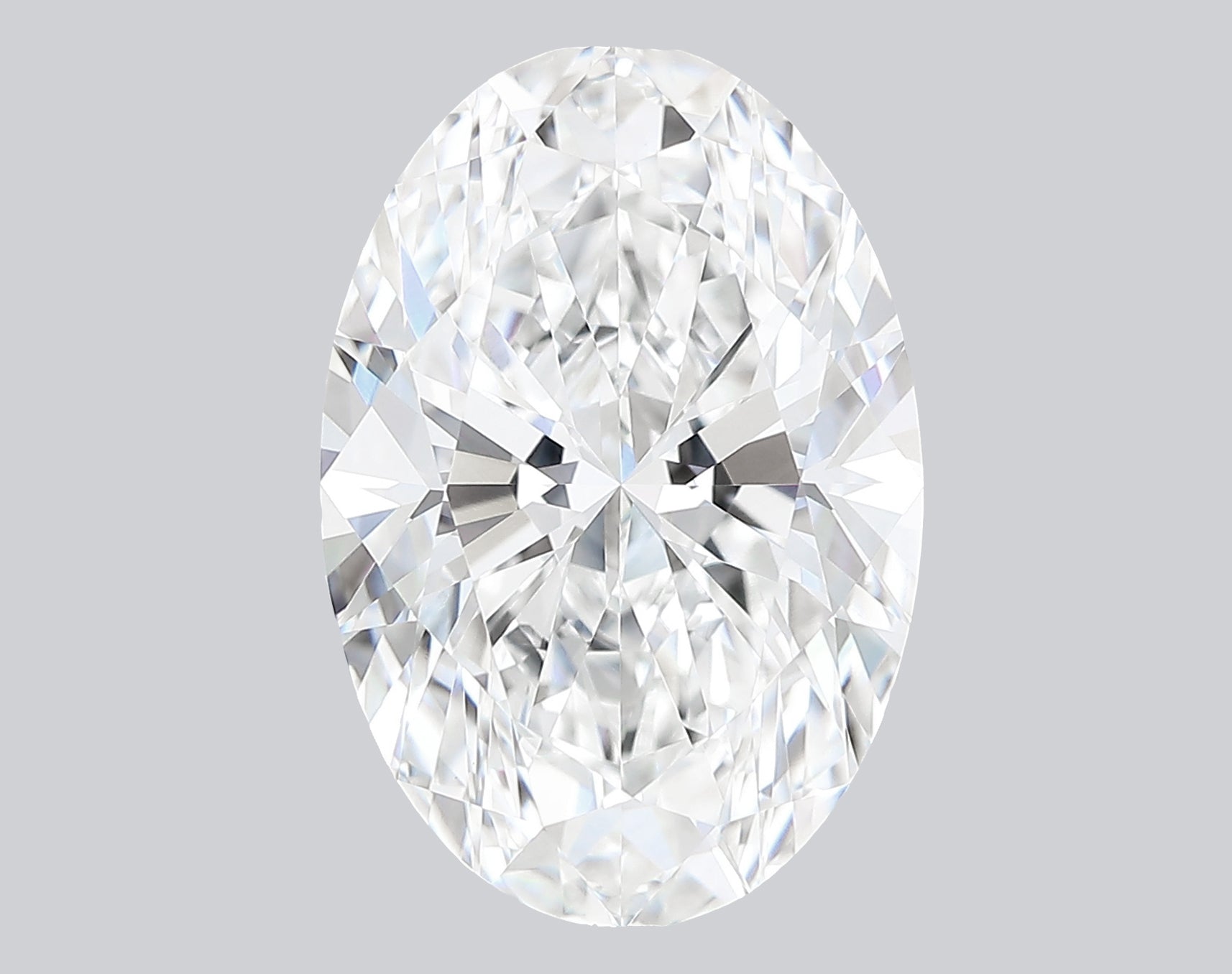 4.02 Carat F-VVS2 Oval Lab Grown Diamond - IGI (#121047)