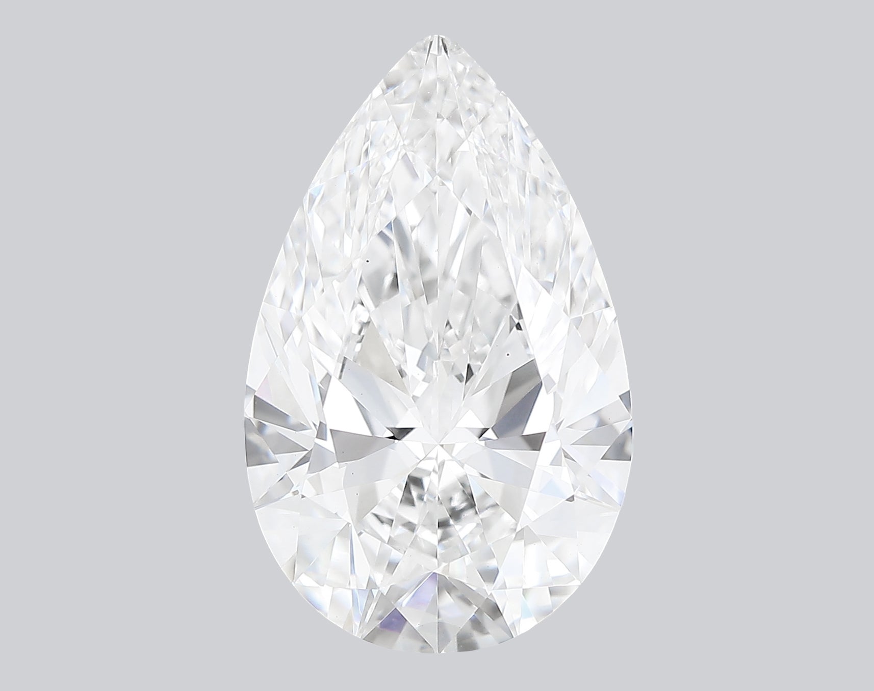 4.05 Carat F-VS1 Pear Lab Grown Diamond - IGI (#121717)