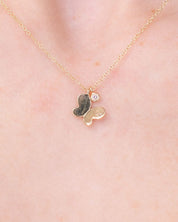 14k Yellow Gold Butterfly Necklace Necklaces Princess Bride Diamonds