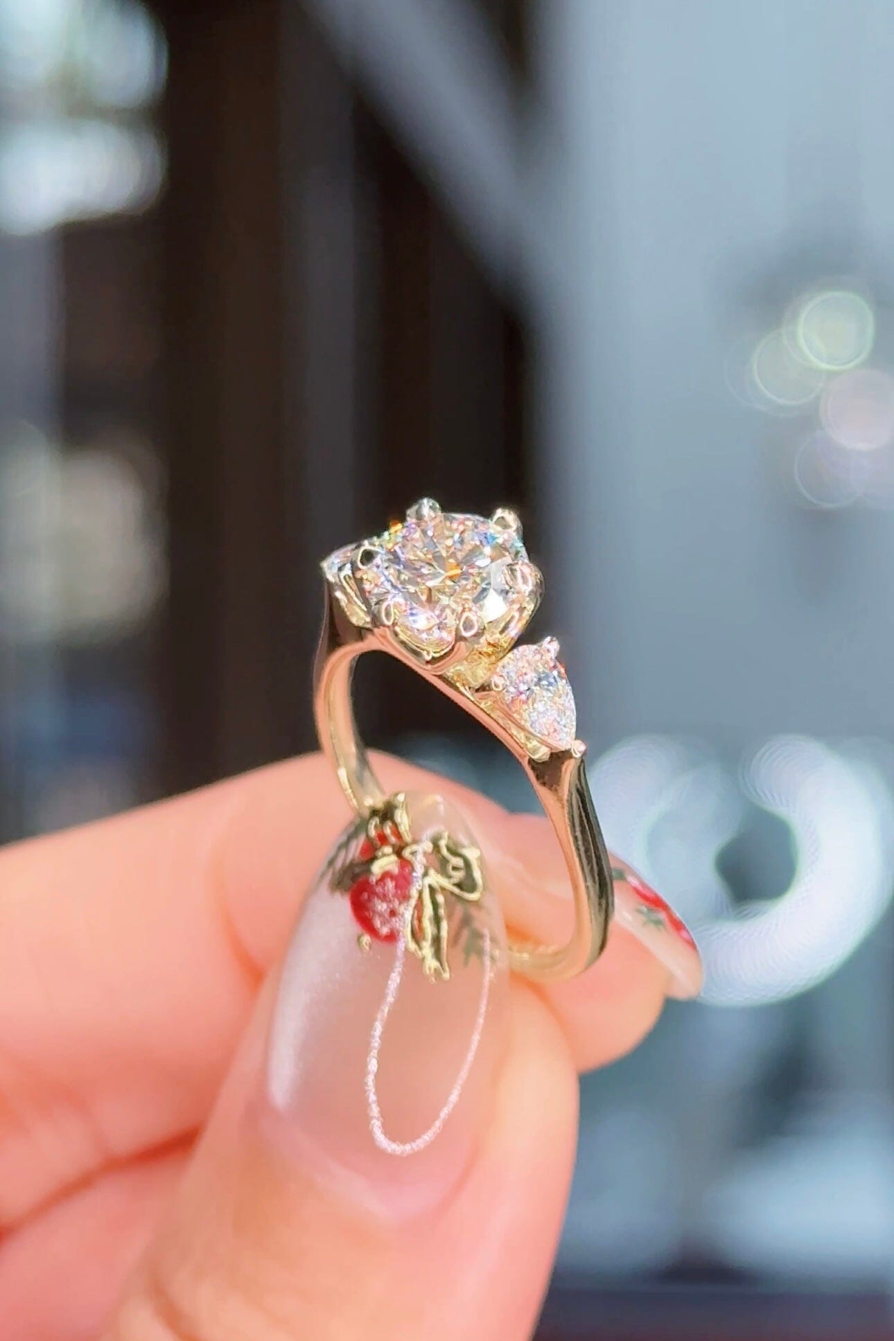 1.50ct D-VS1 Round Lab Diamond Lisa Engagement Rings Princess Bride Diamonds