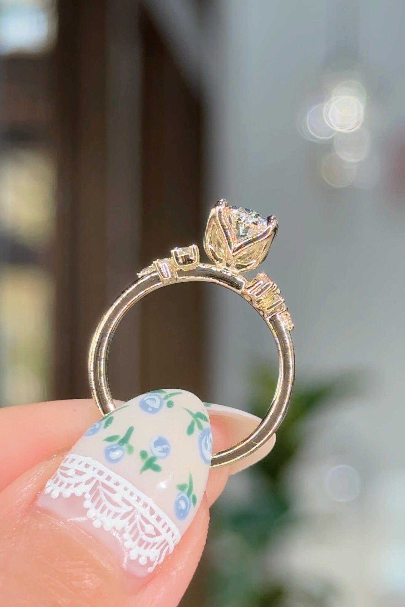 1.50ct E-VS1 Oval Lab Diamond Nova Engagement Rings Princess Bride Diamonds