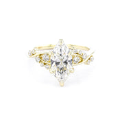 1.6mm Ariel Marquise Engagement Rings Princess Bride Diamonds