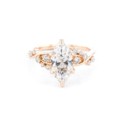 1.6mm Ariel Marquise Engagement Rings Princess Bride Diamonds
