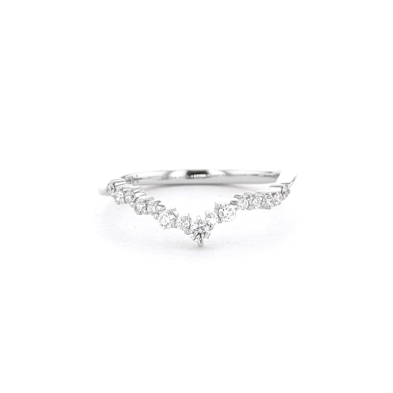 1.6mm Ariel Wedding Band Rings Princess Bride Diamonds 
