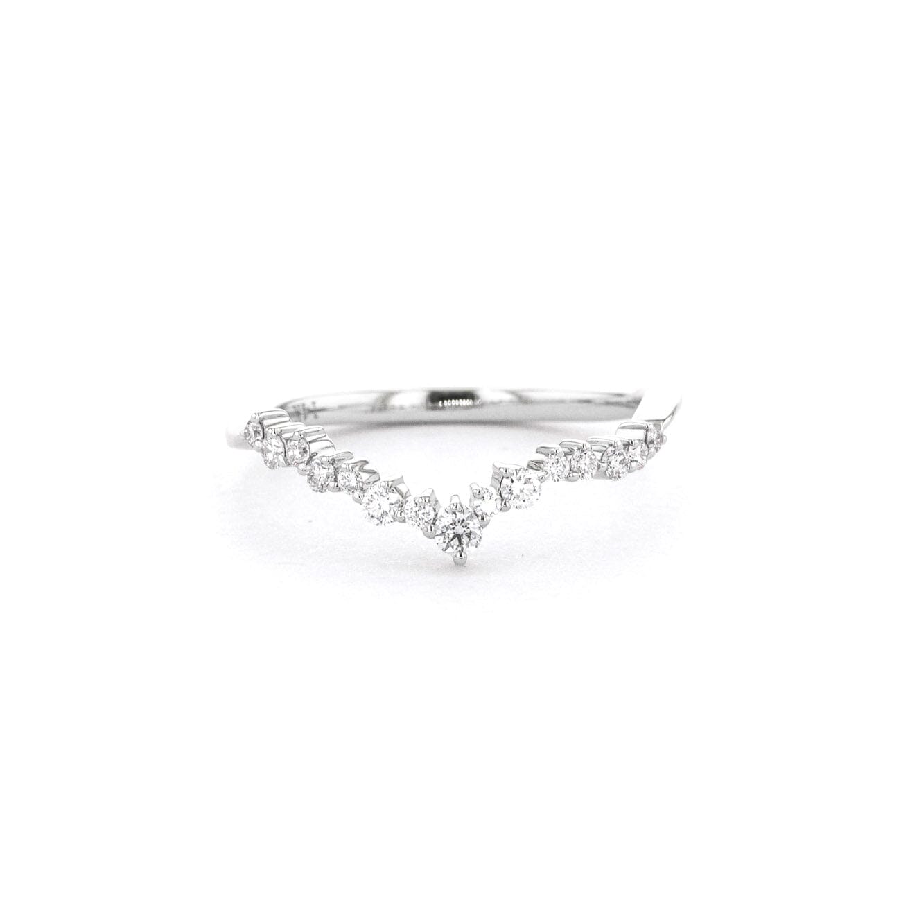 1.6mm Ariel Wedding Band Rings Princess Bride Diamonds
