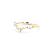 1.6mm Ariel Wedding Band Rings Princess Bride Diamonds