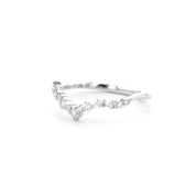 1.6mm Ariel Wedding Band Rings Princess Bride Diamonds