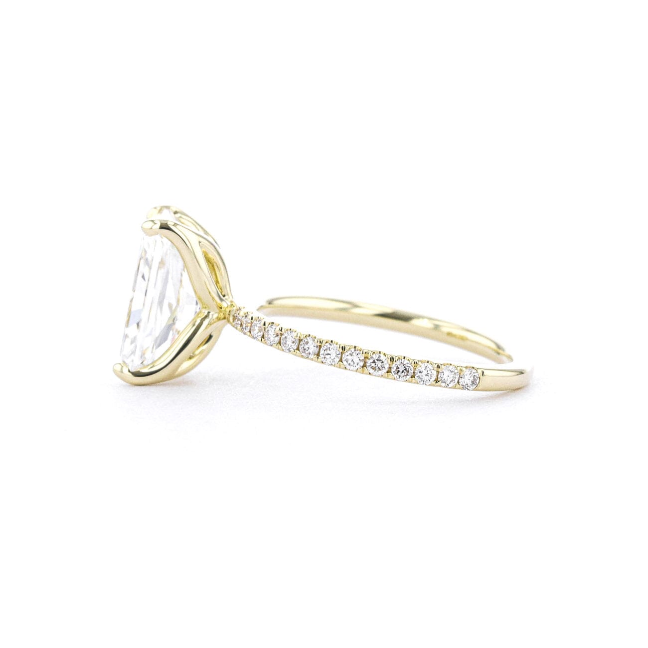 1.6mm Caraline Radiant Engagement Rings Princess Bride Diamonds