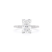 1.6mm Caraline Radiant Engagement Rings Princess Bride Diamonds