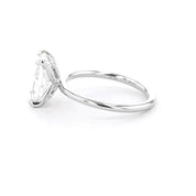 1.6mm Caraline Radiant High Polish Engagement Rings Princess Bride Diamonds