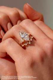 1.6mm Constellation Wedding Band Rings Princess Bride Diamonds