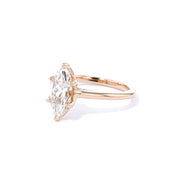 1.6mm Hana Marquise High Polish Engagement Rings Princess Bride Diamonds