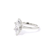 1.6mm Hana Marquise High Polish Engagement Rings Princess Bride Diamonds