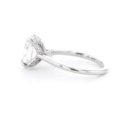 1.6mm Isabela Oval High Polish Engagement Rings Princess Bride Diamonds