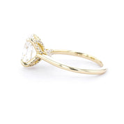 1.6mm Isabela Oval High Polish Engagement Rings Princess Bride Diamonds