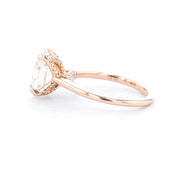 1.6mm Isabela Oval High Polish Engagement Rings Princess Bride Diamonds