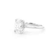 1.6mm Isabela Oval High Polish Engagement Rings Princess Bride Diamonds