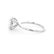 1.6mm Leah Round High Polish Engagement Rings Princess Bride Diamonds