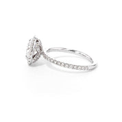 1.6mm Leilani Round Engagement Rings Princess Bride Diamonds
