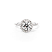 1.6mm Leilani Round Engagement Rings Princess Bride Diamonds
