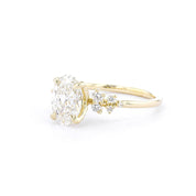 1.6mm Luna Oval Engagement Rings Princess Bride Diamonds