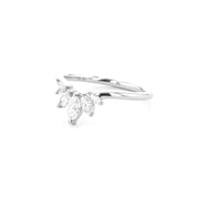 1.6mm Marquise Tiara Ring Rings Princess Bride Diamonds