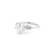 1.6mm Nova Heart Engagement Rings Princess Bride Diamonds