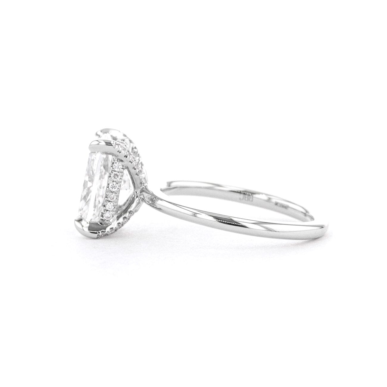 1.6mm Shelby Cushion High Polish Engagement Rings Princess Bride Diamonds