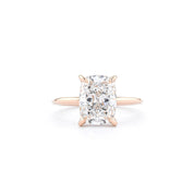 1.6mm Shelby Cushion High Polish Engagement Rings Princess Bride Diamonds