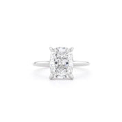 1.6mm Shelby Cushion High Polish Engagement Rings Princess Bride Diamonds