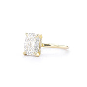 1.6mm Shelby Cushion High Polish Engagement Rings Princess Bride Diamonds