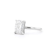1.6mm Shelby Cushion High Polish Engagement Rings Princess Bride Diamonds