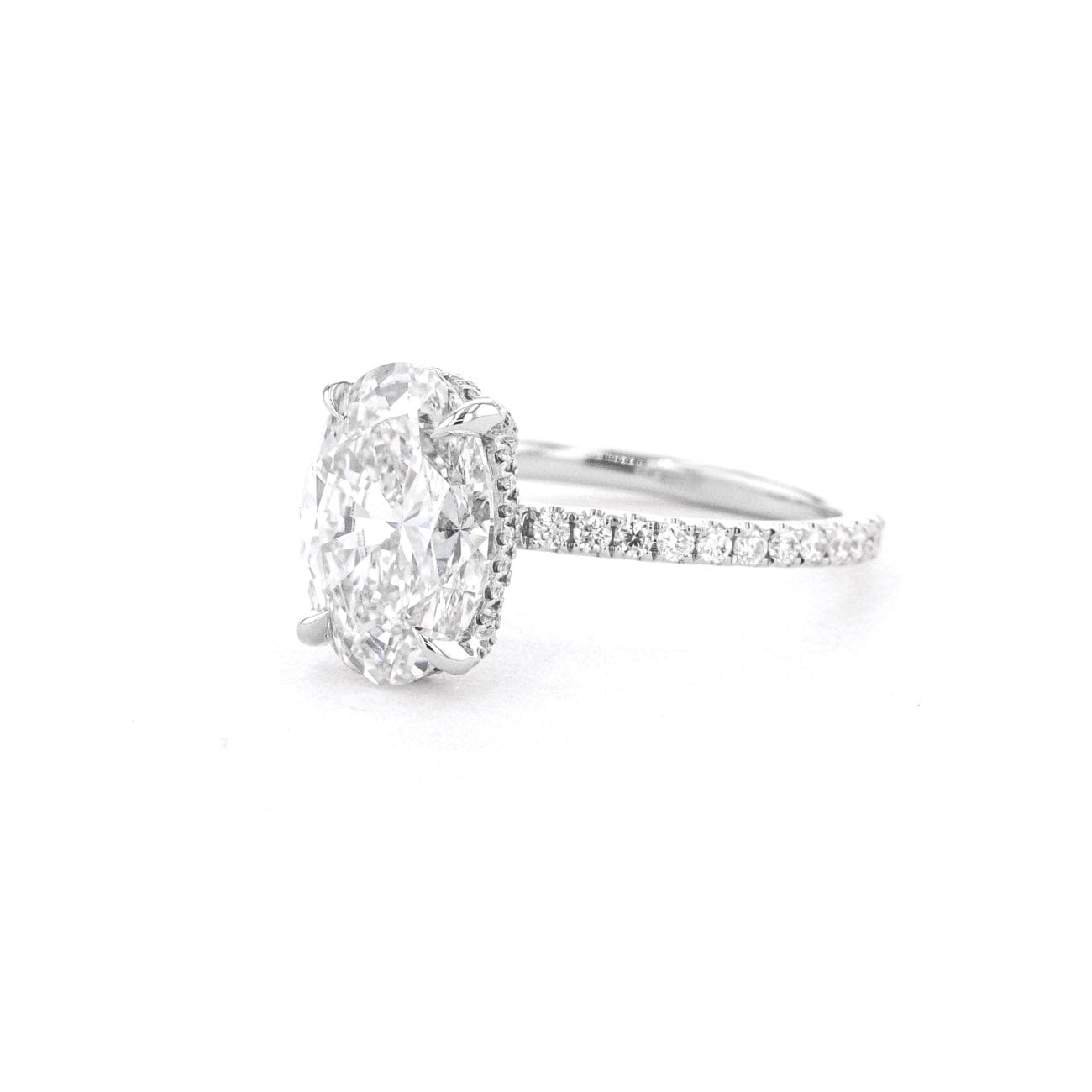 1.6mm Shelby Oval Engagement Rings Princess Bride Diamonds