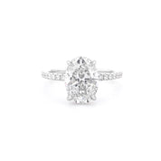 1.6mm Shelby Oval Engagement Rings Princess Bride Diamonds