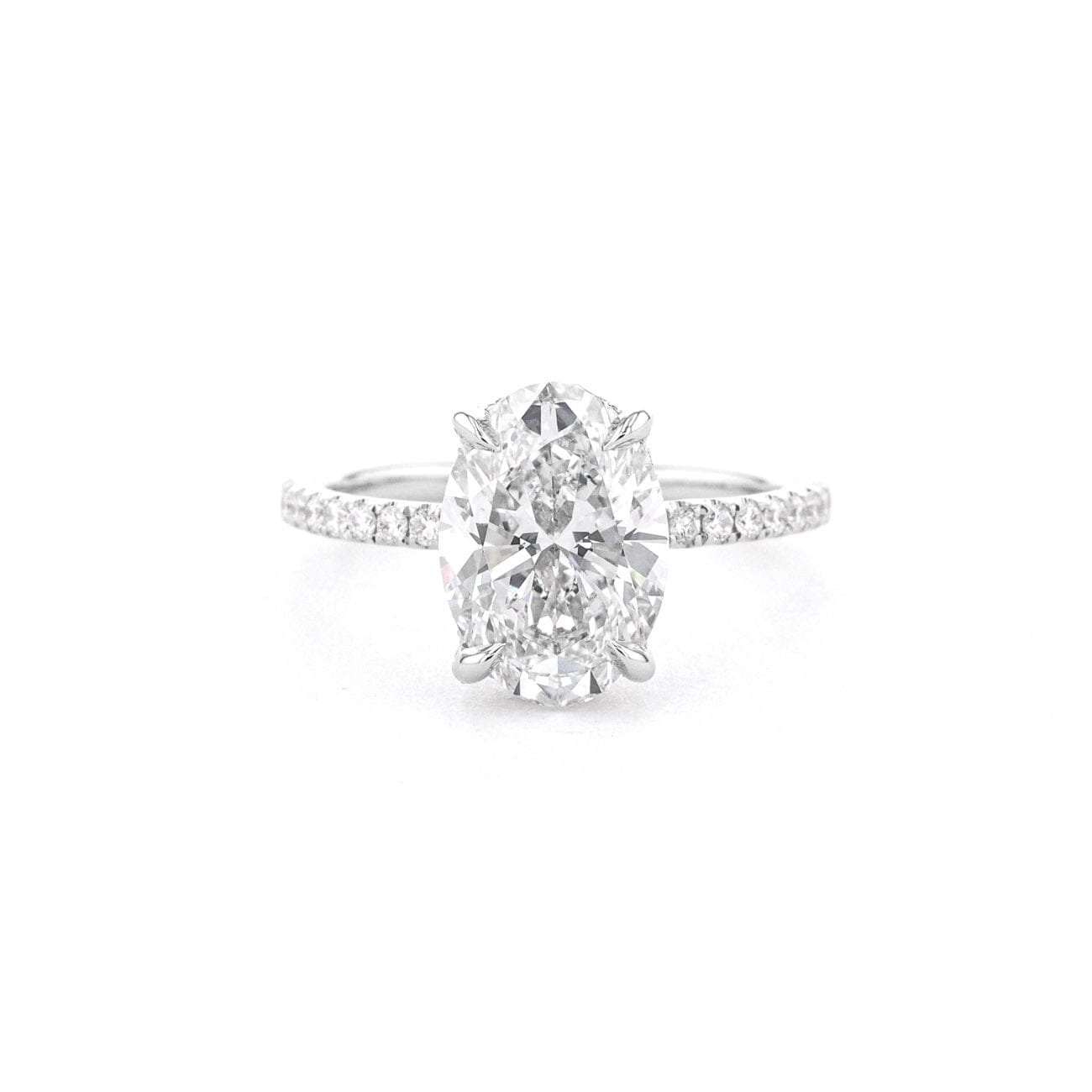 1.6mm Shelby Oval Engagement Rings Princess Bride Diamonds