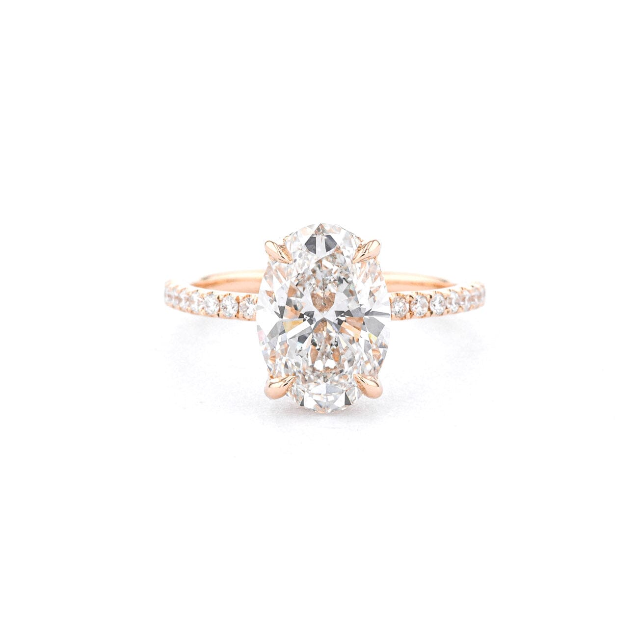 1.6mm Shelby Oval Engagement Rings Princess Bride Diamonds