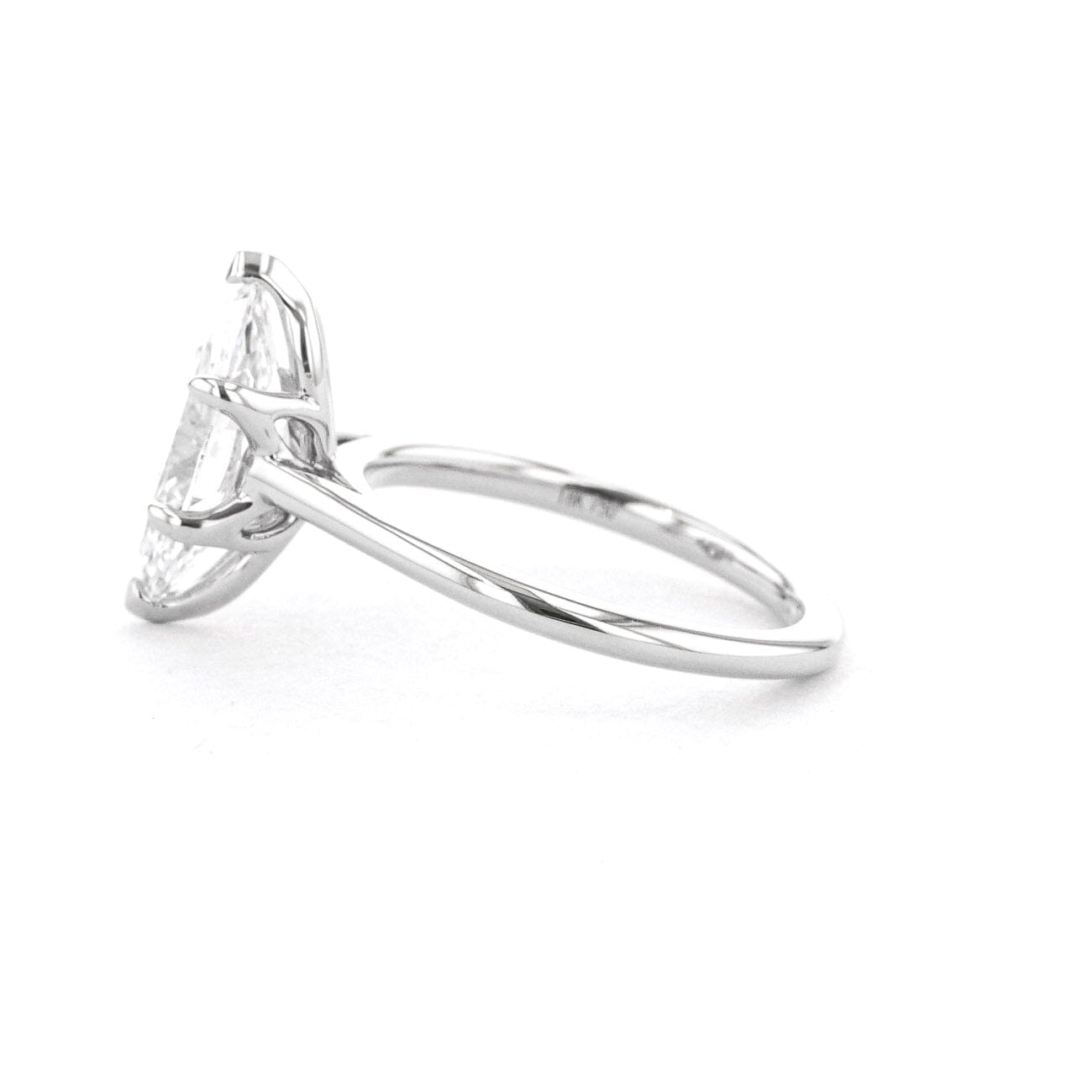 1.6mm Victoria Marquise High Polish Engagement Rings Princess Bride Diamonds