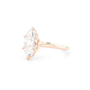 1.6mm Victoria Marquise High Polish Engagement Rings Princess Bride Diamonds