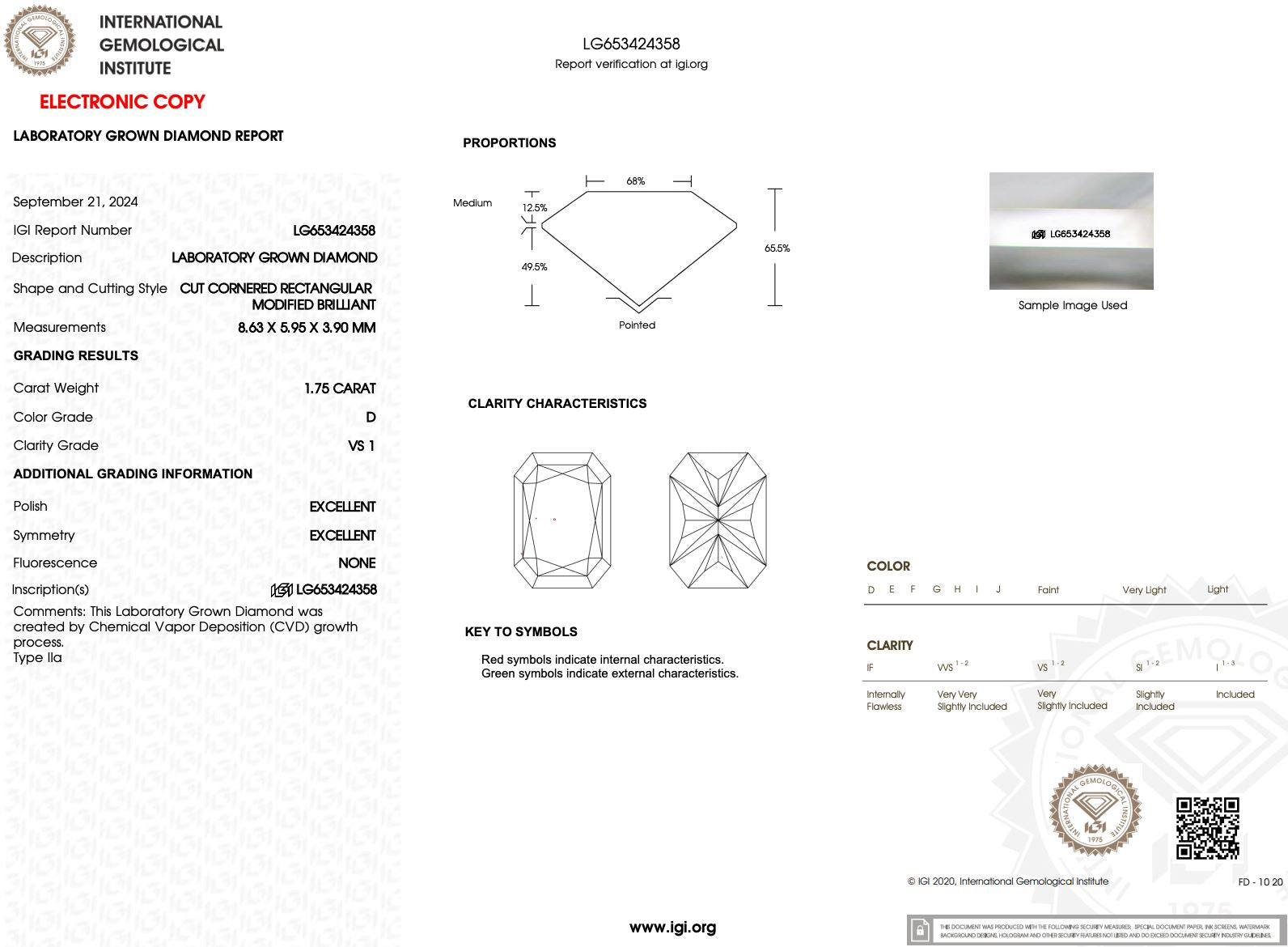 1.75ct D-VS1 Radiant Lab Diamond Lisa Engagement Rings Princess Bride Diamonds
