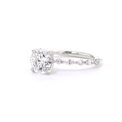 1.8mm Azalea Round Engagement Rings Princess Bride Diamonds