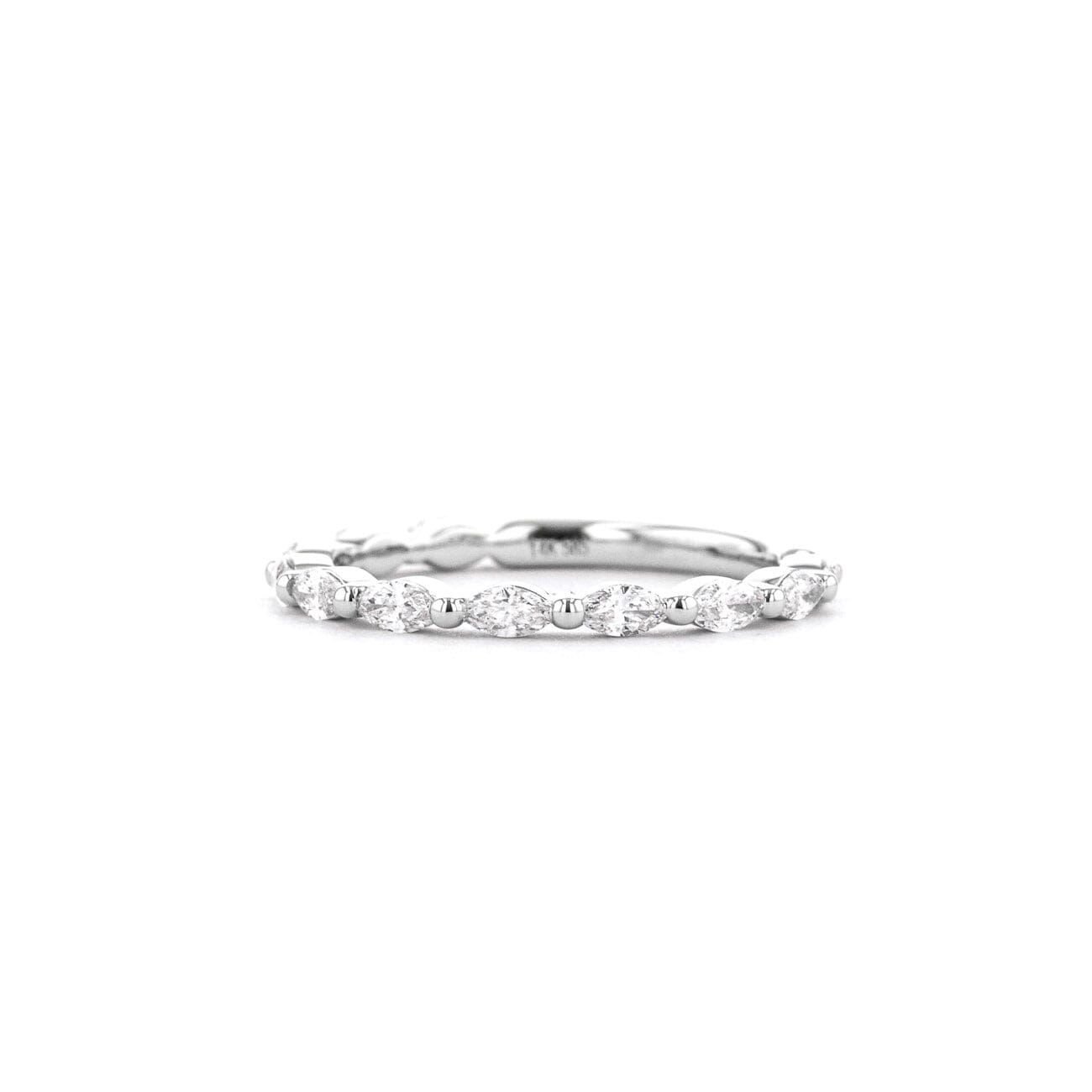 1.8mm Floating Marquise Band Rings Princess Bride Diamonds