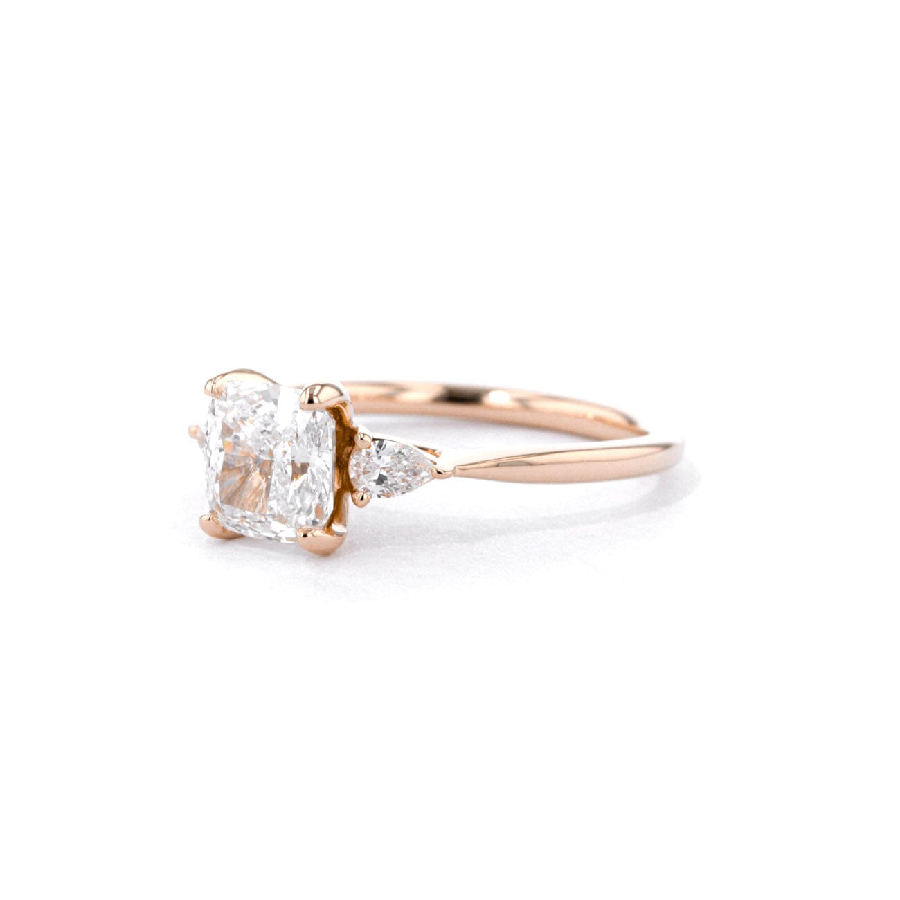1.8mm Gracie Cushion Engagement Rings Princess Bride Diamonds