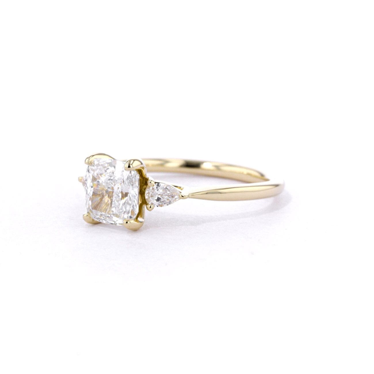 1.8mm Gracie Cushion Engagement Rings Princess Bride Diamonds