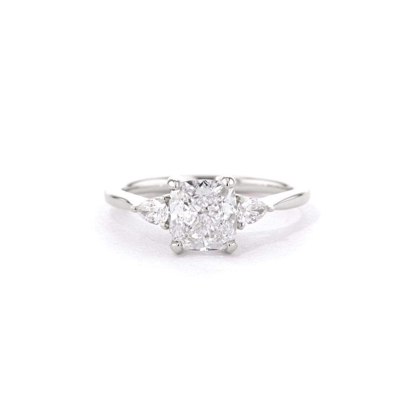 1.8mm Gracie Cushion Engagement Rings Princess Bride Diamonds
